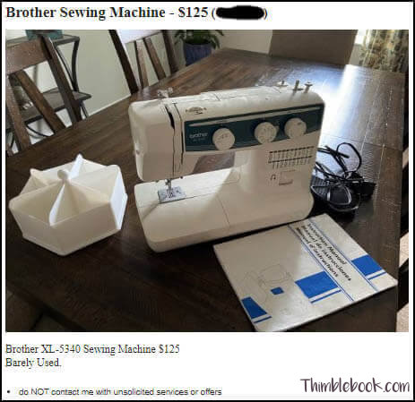 used electric sewing machine 3