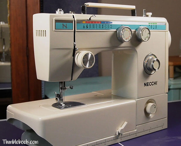 Necchi Model 535fa : A Machine From The 80's - Thimble Book Thimble Book